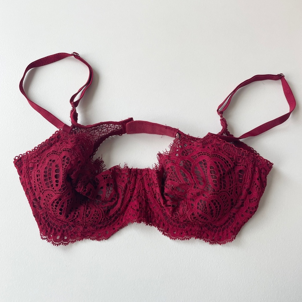 Victorias Secret Dream Angels Push Up Without Padding Bra Unlined 32D